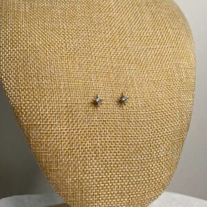 Silver Star Stud Earrings